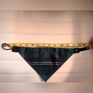 XS/S Plaid Dog Bandana with Snap